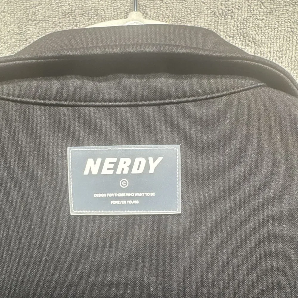 Nerdy Mens Track Jacket Medium Gamer Limited‎ Full Zip